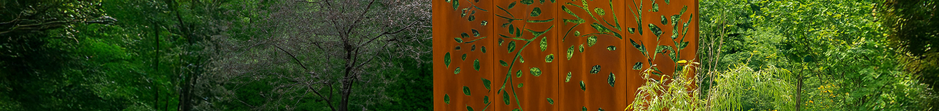 Panneaux en acier corten