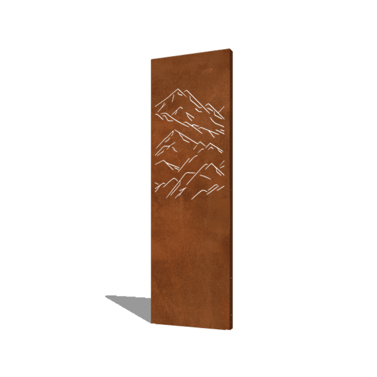 Montagnes en acier corten partie 1