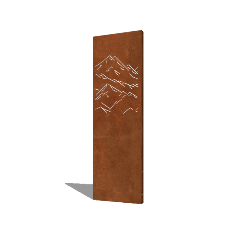 Montagnes en acier corten partie 3