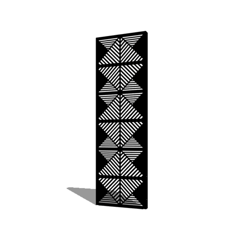 Composition des lignes peintes par poudrage 2