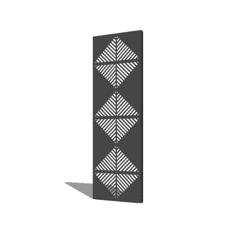 Composition des lignes peintes par poudrage 4