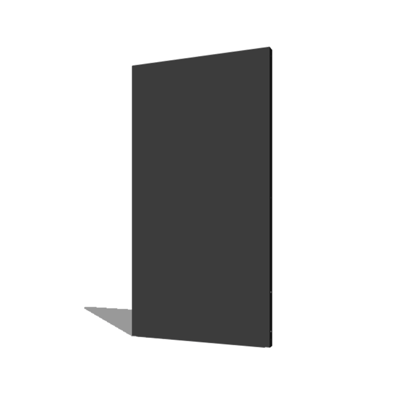 Panneau de base 100 cm, peint par poudrage