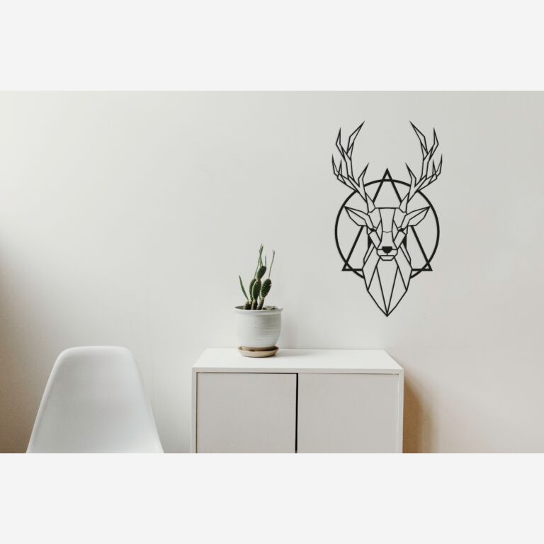 Décoration murale en métal Deer 2.0