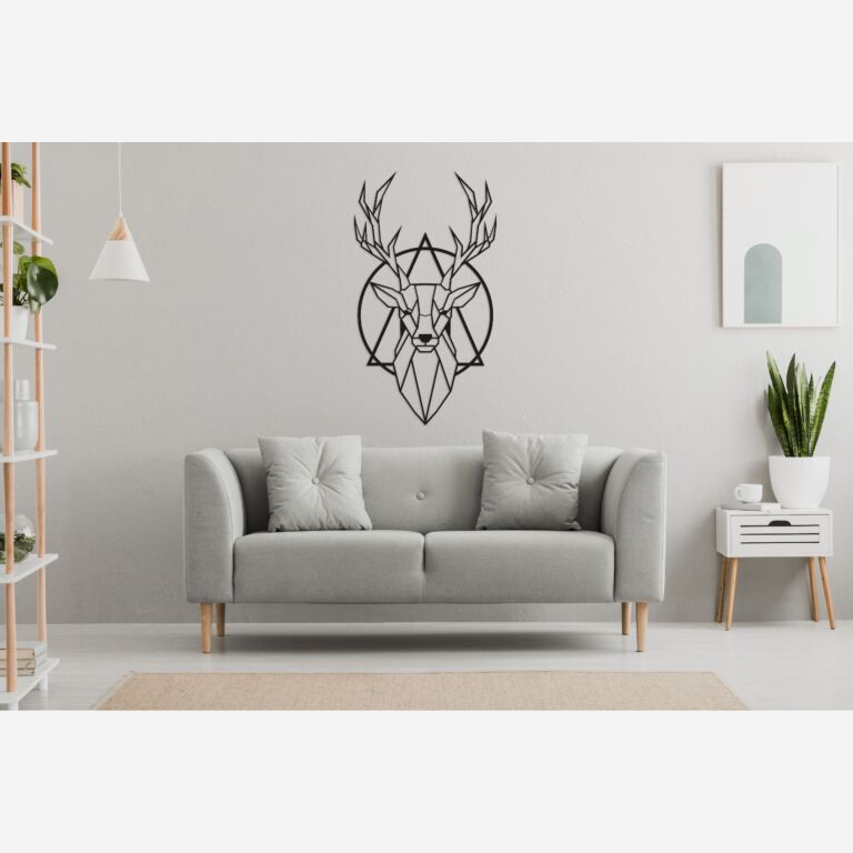 Décoration murale en métal Deer 2.0