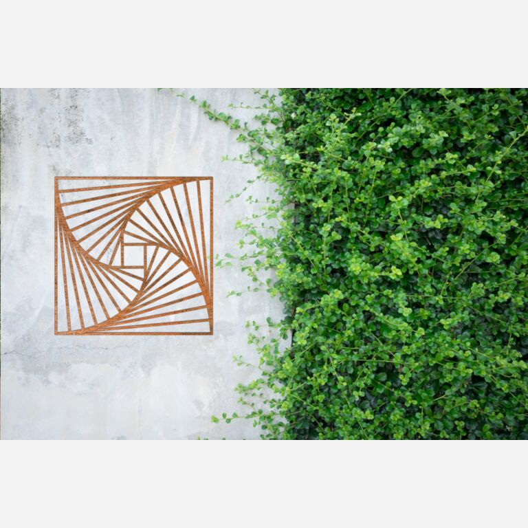 Décorations murales en acier corten Forme Géométrique 3.0
