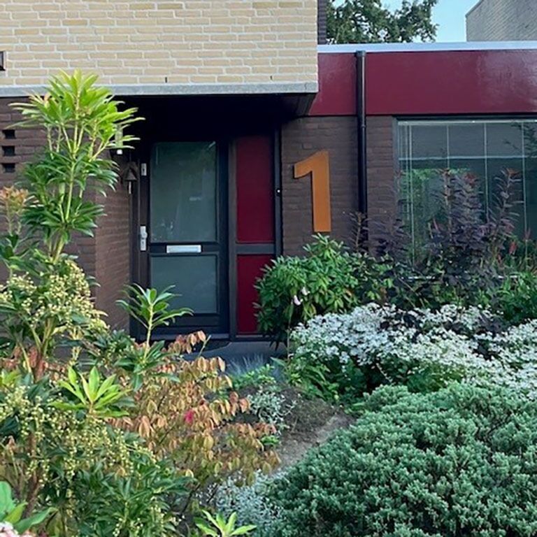 Maison en acier corten numéro 1 - 80 cm
