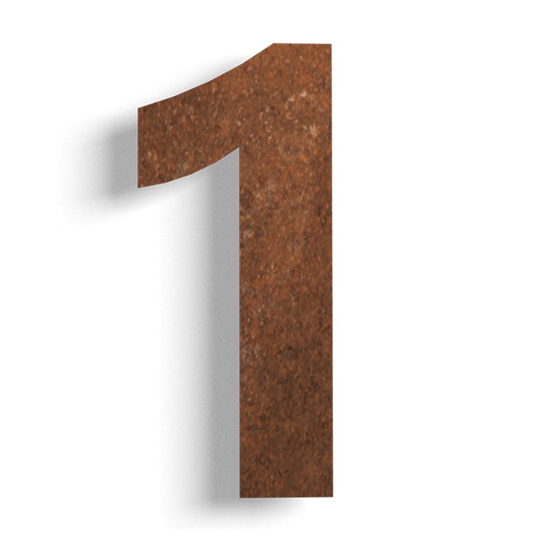 Maison en acier corten numéro 1 - 30 cm