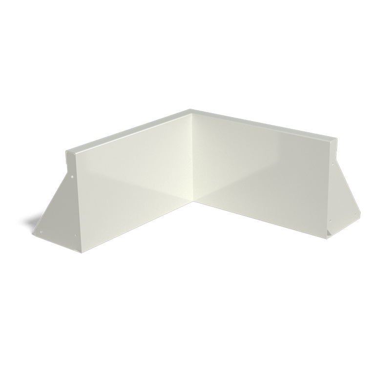 Paroi de soutènement en acier thermolaqué angle intérieur 50 x 50 cm (hauteur 30 cm)