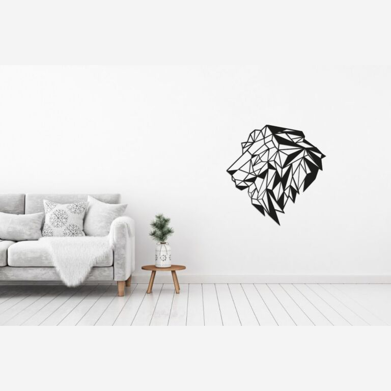 Décoration murale en métal Lion 2.0