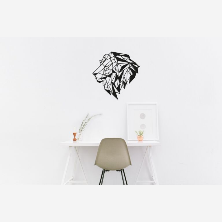 Décoration murale en métal Lion 2.0
