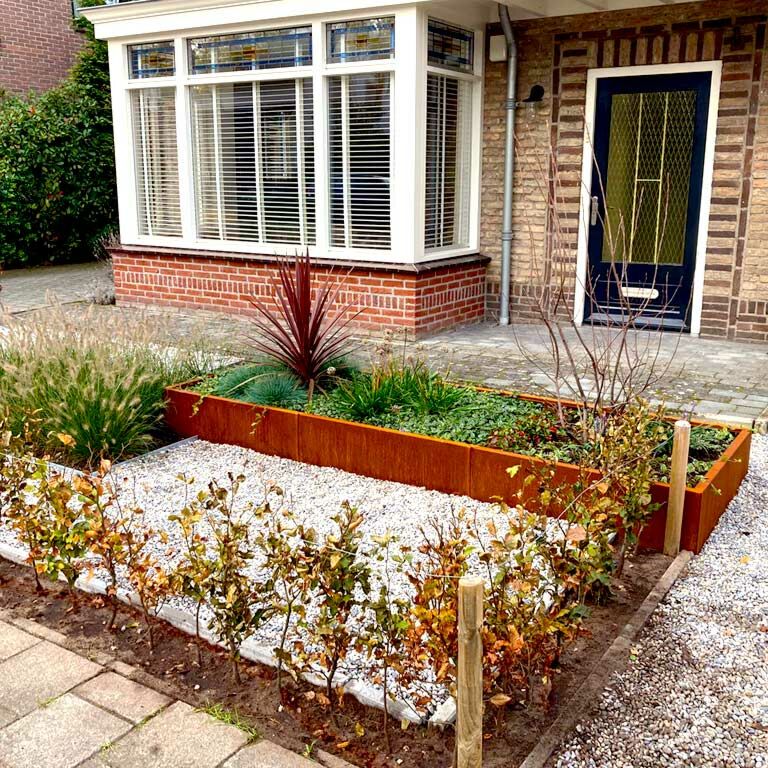 Jardinière en acier corten Texas xxl 320 x 100 cm
