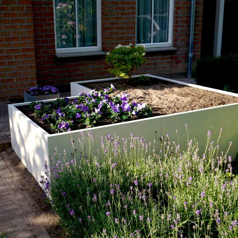 Bac à plantes en acier thermolaqué Kansas 80