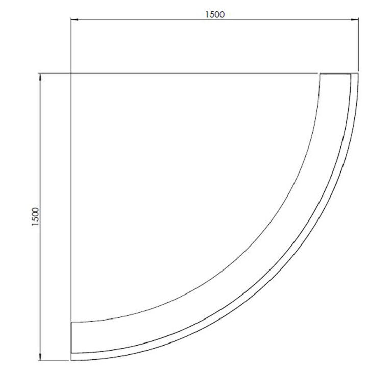 Mur de soutènement en acier Corten angle extérieur 150 x 150 cm (hauteur 30 cm)
