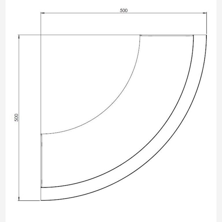 Mur de soutènement en acier peint par poudrage, coude extérieur 50 x 50 cm (hauteur 60 cm)