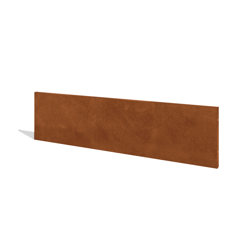 Clôture en acier corten H Panneau 180 x 47,5 cm