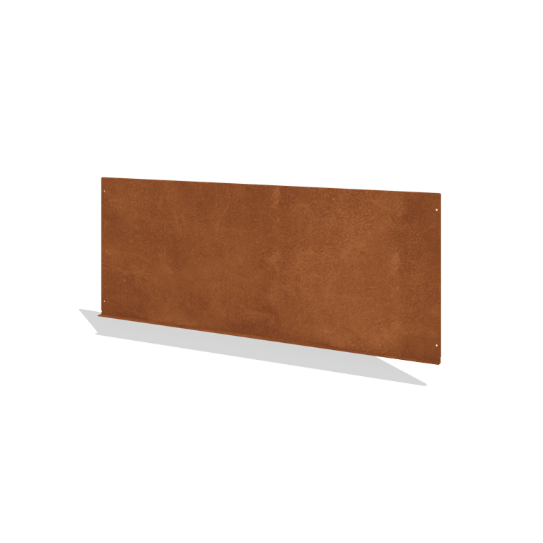 Clôtures ornementales acier corten V 149 x 60 cm