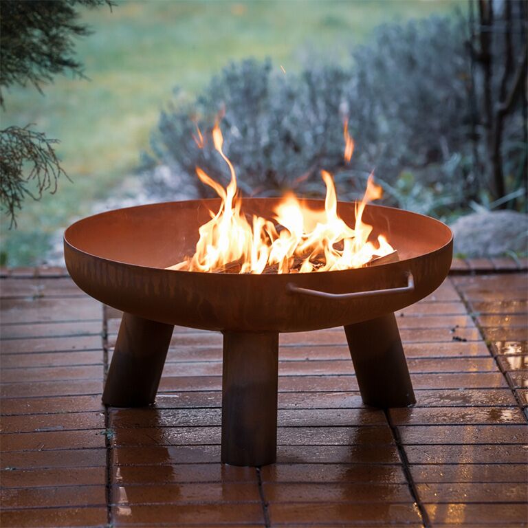 Bol à feu en acier Corten Louisiana 108 x 98 x 31 cm (Quantités Limitées!)