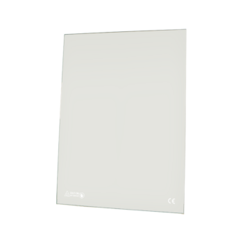 Chauffages de terrasse à pellets - Fenêtre en verre