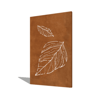 Feuilles tombantes en acier Corten