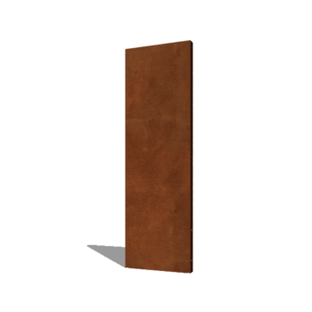 Panneau de base en acier corten 60 cm