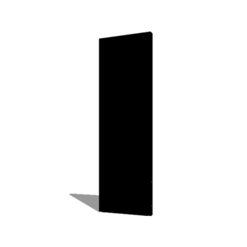 Panneau de base 60 cm, peint par poudrage