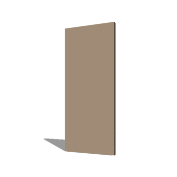 Panneau de base 80 cm, peint par poudrage