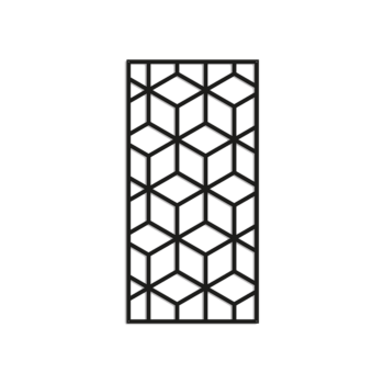 Décoration murale en métal - Forme Géométrique 2.0 Large - 100 x 50 cm Décoration murale en métal - Forme Géométrique 2.0 Large - 100 x 50 cm