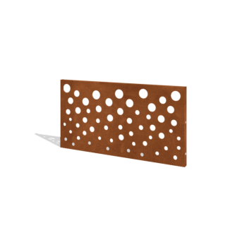Clôture en acier corten H Panneau B 120 x 63,3 cm