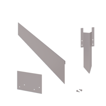 Bordures de jardin en acier galvanisé - Écrasé - Hauteur 13 cm - Kit complet 24 mètre