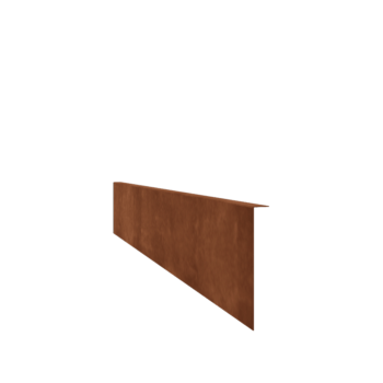 Bordures de jardin en acier Corten - Corpulent - Hauteur 22 cm - 240 cm