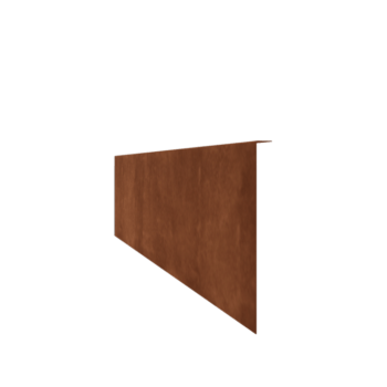 Bordures de jardin en acier Corten - Corpulent - Hauteur 34 cm - 240 cm