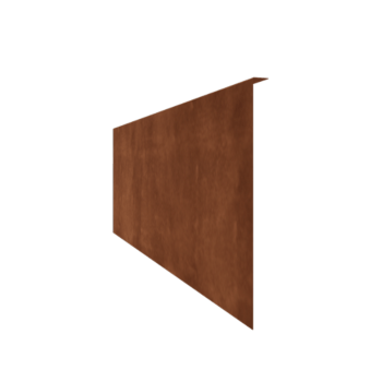 Bordures de jardin en acier Corten - Corpulent - Hauteur 45 cm - 150 cm