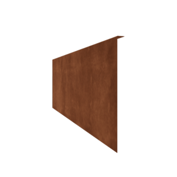 Bordures de jardin en acier Corten - Corpulent - Hauteur 45 cm - 240 cm