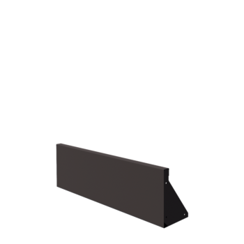 Mur de soutènement en acier - Droit - 100 x 30 cm - Autre couleur RAL