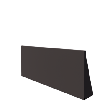 Mur de soutènement en acier - Droit - 150 x 60 cm - Autre couleur RAL