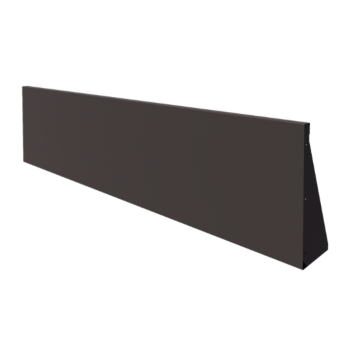 Mur de soutènement en acier - Droit - 200 x 50 cm - RAL7016 mat (gris anthracite)
