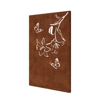Lys en acier corten