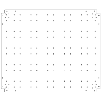 Plaque de fond en acier galvanisé - 100 x 120 cm