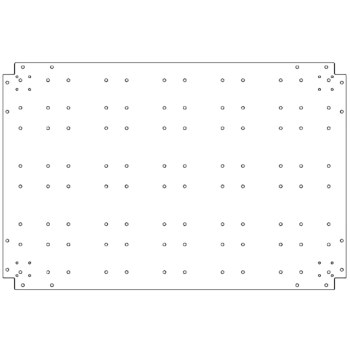 Plaque de fond en acier galvanisé - 80 x 120 cm