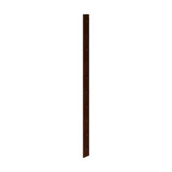 Jardinière en acier Corten - Pièce d'angle 30° - 100 cm