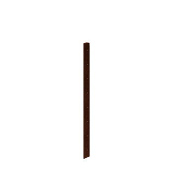 Jardinière en acier Corten - Pièce d'angle 30° - 80 cm