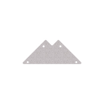 Jardinière en acier - Plaque de jonction - 90°