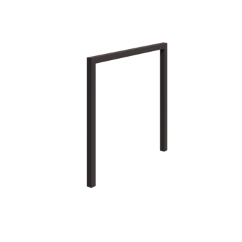 Pergola en acier - Droit - 250 x 230 cm - RAL7016 mat (gris anthracite) - Sans plot béton