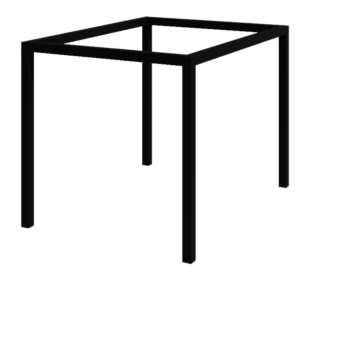 Pergola en acier - Rectangle - 324 x 250 x 230 cm - RAL9005 mat (noir) - Sans plot béton