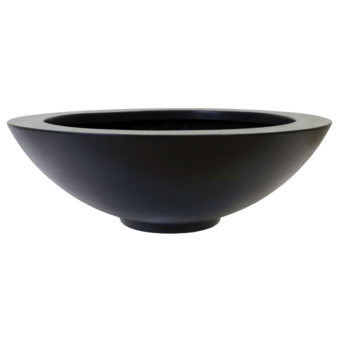 Jardinière en polyester - Coupe - Ø 120 x 40 cm - Avec fond