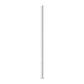 Angle droit avec pied plat, peint par poudrage