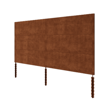 Clôture en acier Corten H3 - Kit complet - 378 x 6 x 190 cm