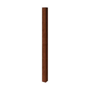 Poteaux de clôture de jardin en acier corten 200 cm