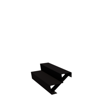 l`escalier noir New York 2-étape (largeur 100 cm)