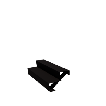 l`escalier noir New York 2-étape (largeur 120 cm)